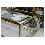 Metal Coffee Table Frame Gold 48"Lx22"Wx14-1/4"H