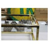 Metal Coffee Table Frame Gold 48"Lx22"Wx14-1/4"H