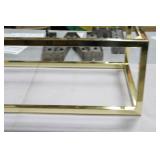 Metal Coffee Table Frame Gold 48"Lx22"Wx14-1/4"H