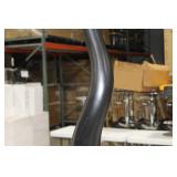 Tusk Vase Black 51"Hx7"D