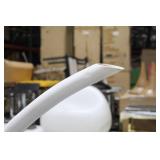 Tusk Vase White 39"H