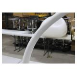 Tusk Vase White 39"H