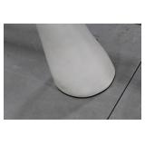 Tusk Vase White 39"H