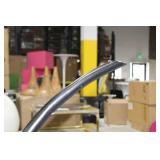 Tusk Vase Black 39"H
