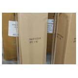Lot of (2) Accent Décor Glass Vases Clear 21-1/2"Hx5"D (in box)