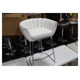 Metal Bar Chair White 23"Wx21"Dx35"H