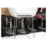 Metal Bar Chair White 23"Wx21"Dx35"H