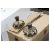 Lot of (2) Accent Décor Grecian Vases Bronze 5"Hx6"D (in box)