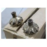 Lot of (2) Accent Décor Grecian Vases Bronze 5"Hx6"D (in box)