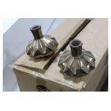 Lot of (2) Accent Décor Grecian Vases Bronze 5"Hx6"D (in box)