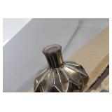 Lot of (2) Accent Décor Grecian Vases Bronze 5"Hx6"D (in box)