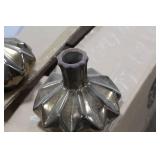 Lot of (2) Accent Décor Grecian Vases Bronze 5"Hx6"D (in box)