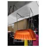Metal Bar Chair Orange 23"Wx21"Dx35"H