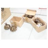 Lot of (6) Accent Décor Vases Bronze 4"Hx4"D (in 3 boxes)