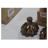 Lot of (6) Accent Décor Vases Bronze 4"Hx4"D (in 3 boxes)