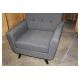 Baxton Studio Living Room Arm Chair Grey 36"Wx33"Dx33"H (in box)