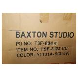 Baxton Studio Living Room Arm Chair Grey 36"Wx33"Dx33"H (in box)