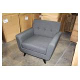 Baxton Studio Living Room Arm Chair Grey 36"Wx33"Dx33"H (in box)