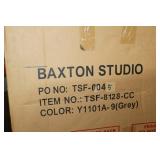 Baxton Studio Living Room Arm Chair Grey 36"Wx33"Dx33"H (in box)