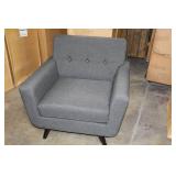 Baxton Studio Living Room Arm Chair Grey 36"Wx33"Dx33"H (in box)