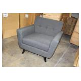 Baxton Studio Living Room Arm Chair Grey 36"Wx33"Dx33"H (in box)