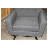 Baxton Studio Living Room Arm Chair Grey 36"Wx33"Dx33"H (in box)