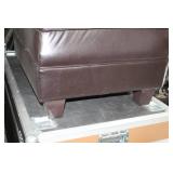 Leather Living Room Chair Brown 26"Wx31"Dx31"H