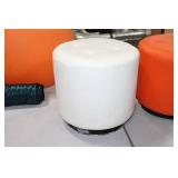 Ottoman White 17"Hx18"D