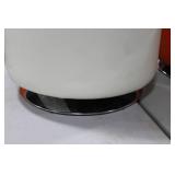 Ottoman White 17"Hx18"D