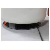 Ottoman White 17"Hx18"D