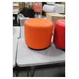 Ottoman Orange 17"Hx18"D