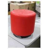 Ottoman Red 17"Hx18"D