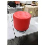 Ottoman Red 17"Hx18"D