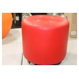 Ottoman Red 17"Hx18"D