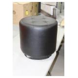 Ottoman Black 17"Hx18"D