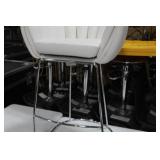 Metal Bar Chair White 23"Wx21"Dx35"H