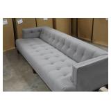 Living Room Sofa Grey 90"Lx35"Dx25"H