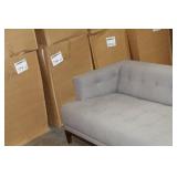 Living Room Sofa Grey 90"Lx35"Dx25"H