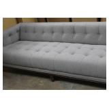 Living Room Sofa Grey 90"Lx35"Dx25"H