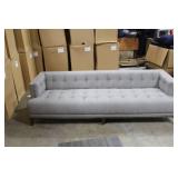 Living Room Sofa Grey 90"Lx35"Dx25"H