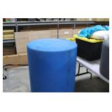 Kul Designs Plastic Patio Bar Table Blue 42"Hx30"D