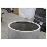 Ombre Concrete Planter Indigo 28"Hx28"D
