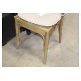 Wood Dining Chair 20"Wx19"Dx35"H  with Tan Pad