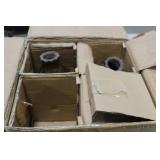 Lot of (4) Accent Décor Vases Bronze 8"Hx6-1/2"D (in box)