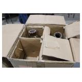 Lot of (4) Accent Décor Vases Bronze 8"Hx6-1/2"D (in box)