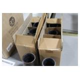 Lot of (6) Accent Décor Vases Green/Blue 7"Hx5"D (in box)