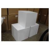 Lot of (3) Cube Displays White 24"Lx24"Wx24"H