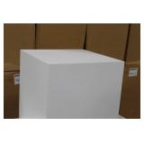 Lot of (3) Cube Displays White 24"Lx24"Wx24"H
