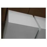 Lot of (2) Cube Displays White 24"Lx24"Wx24"H