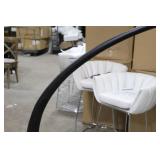 Tusk Vase Black 59"Hx9"D